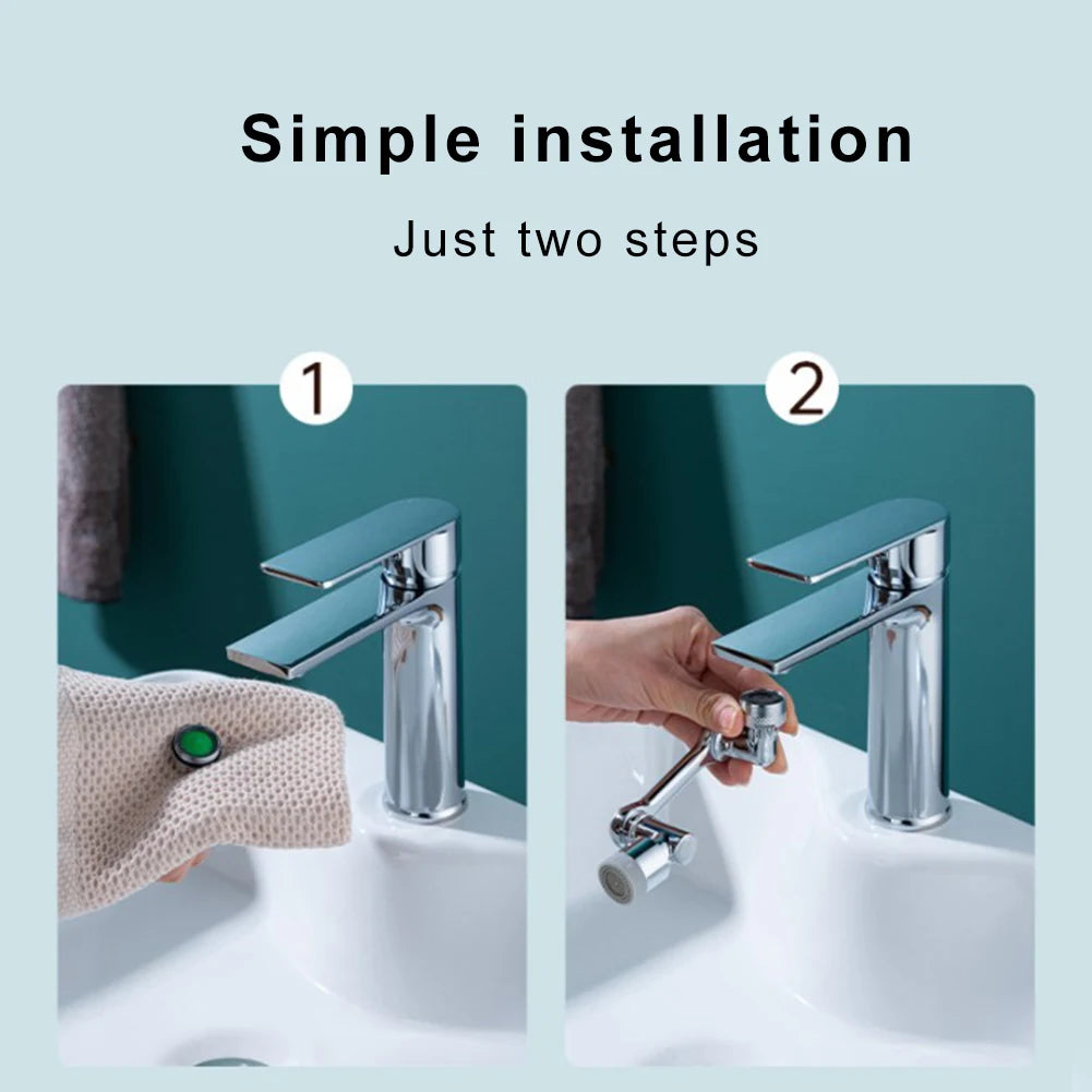 360 degree rotating faucet extender