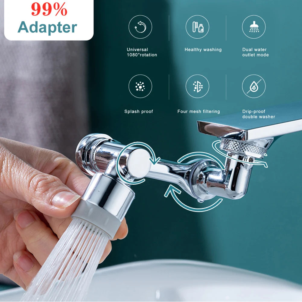 360 degree rotating faucet extender