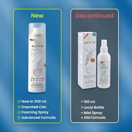 Ecrin Hair Removal Foaming Spray
